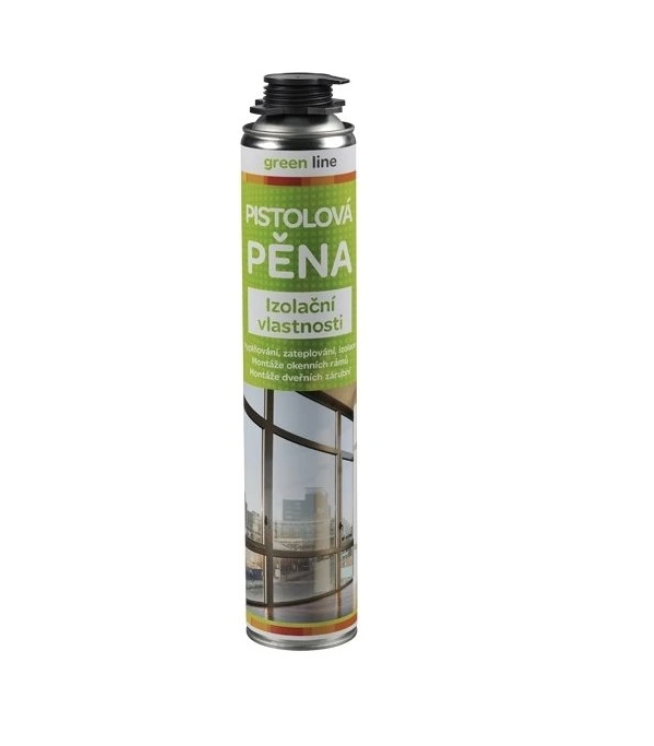 Pistolová montážní pěna Green Line 750 ml 