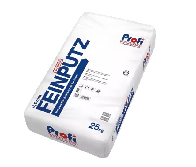 Omítka vnitřní štuková Feinputz 0,6 mm 25 kg