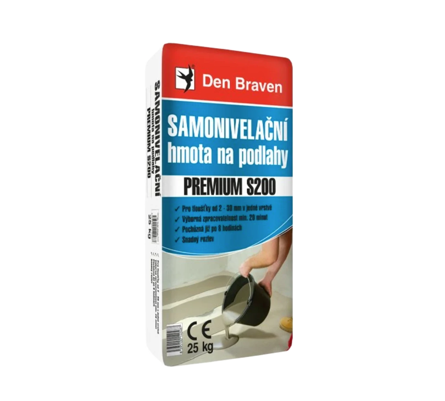 Den Braven Samonivelační hmota na Podlahy Premium S200 25 kg