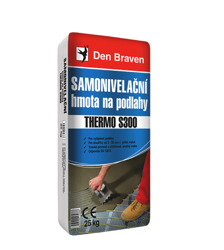Den Braven Samonivelační hmota na Podlahy Thermo S300 25 kg