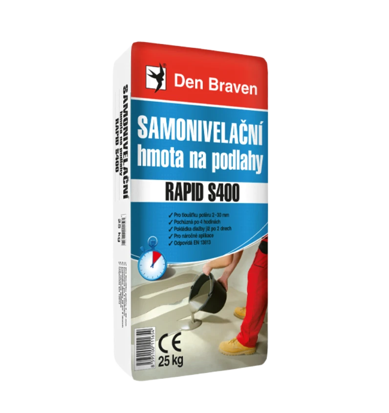 Den Braven Samonivelační hmota na Podlahy RAPID S400 25 kg