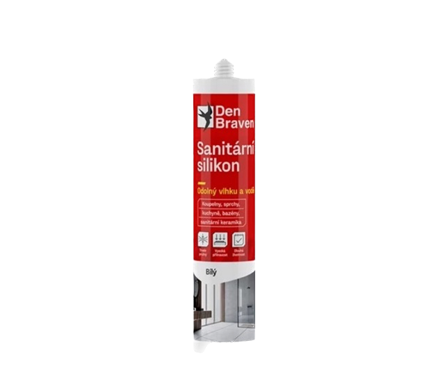 Sanitární Silikon Den Braven Bílý 280 ml
