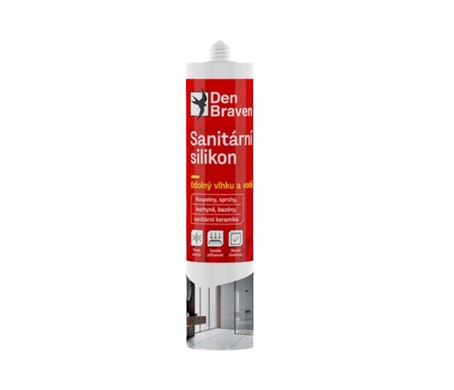 Sanitární Silikon Den Braven bahama 280 ml